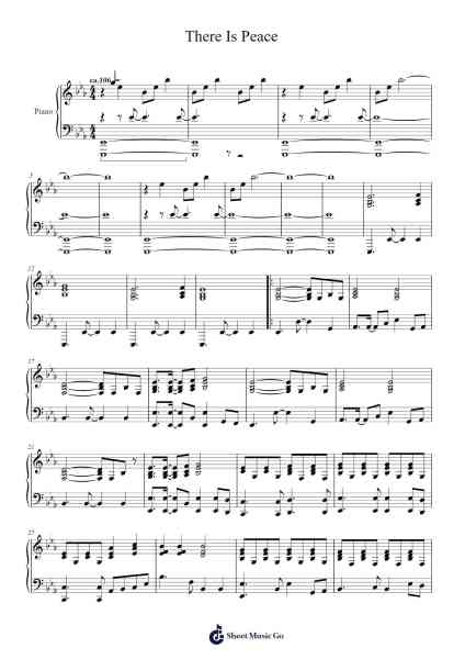 There Is Peace Sheet Music by Meenakshi Ruia-Arr.Bucktus