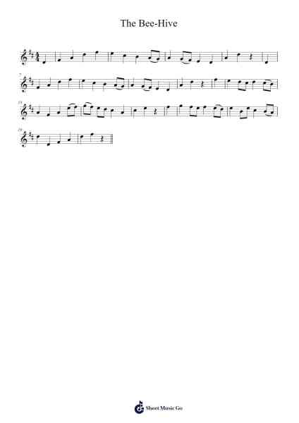 The Bee-Hive 樂譜由 Bobsleightymb - 編曲 Holew Brianmaud