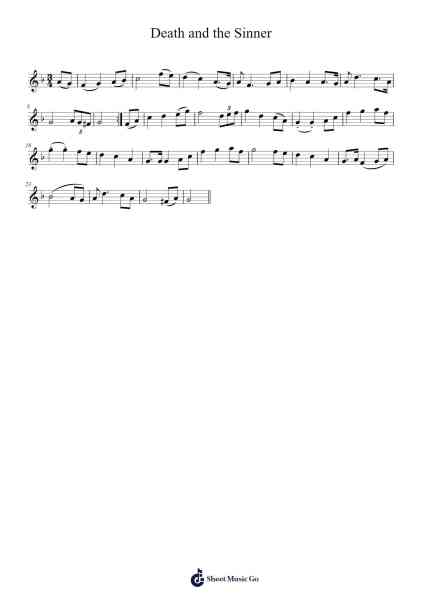Death and the Sinner Sheet Music by Ridingbond-Arr.Kayrist