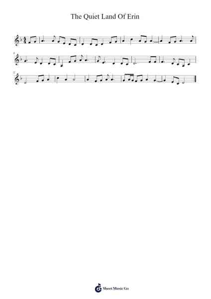 The Quiet Land Of Erin 乐谱由 undefined - 编曲 Odemick