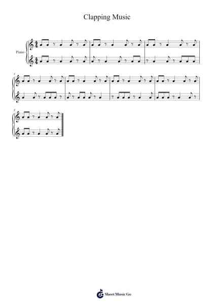 Clapping Music 乐谱由 Saem Lee - 编曲 Wykerr
