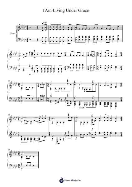 I am living under grace 楽譜 by Isaac Watts-Arr.Ruthives Sibylxy