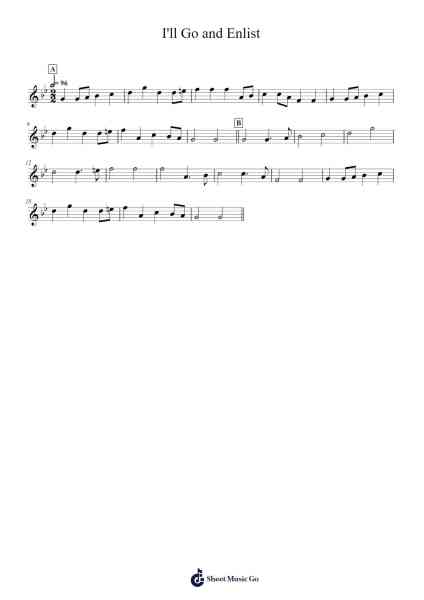 I'll Go and Enlist Sheet Music by undefined-Arr.Burnelett Loncil