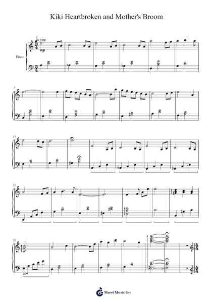 Kiki Heartbroken and Mother's Broom Sheet Music by Joe Hiashi-Arr.Sonsaul Corfort