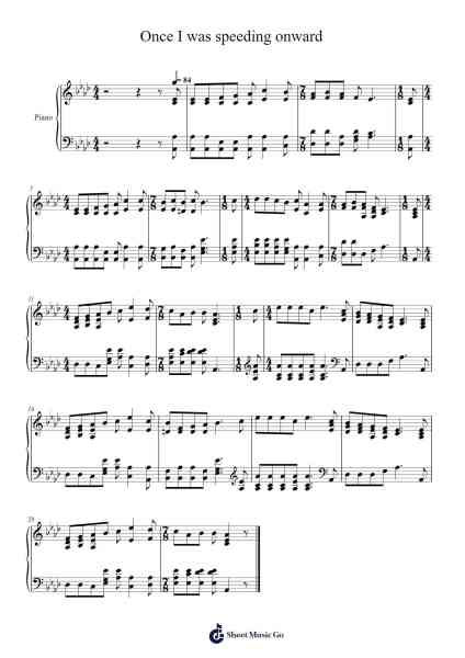 Once I Was Speeding Onward 樂譜由 Isaac Watts - 編曲 Sainsgen Junebrowne
